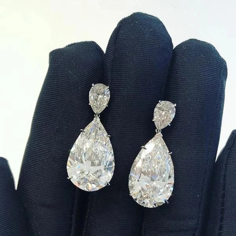 Teardrop Crystal Drops