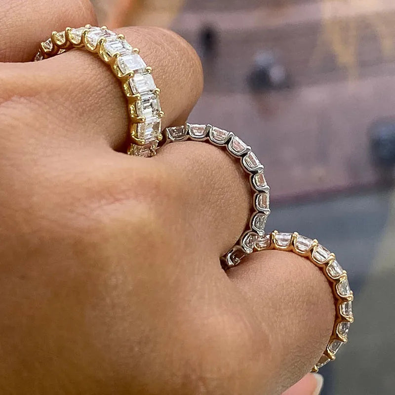 Pave Square Ring