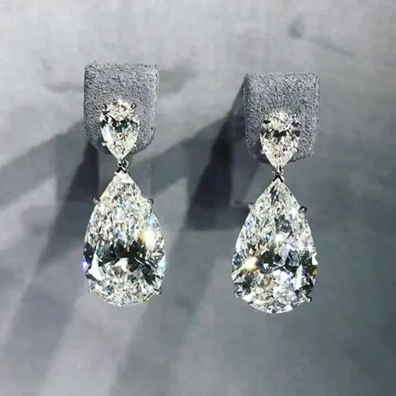 Teardrop Crystal Drops