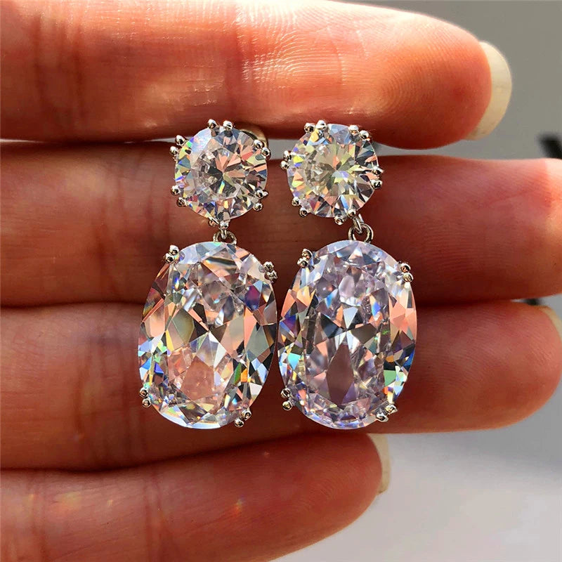 Oval Crystal Drops