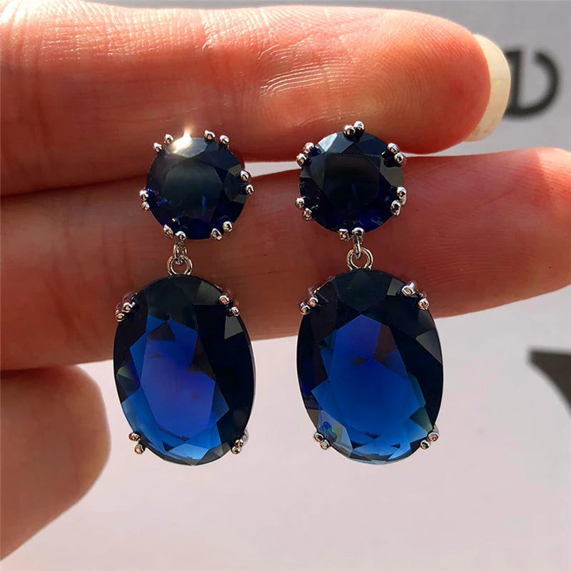 Oval Crystal Drops