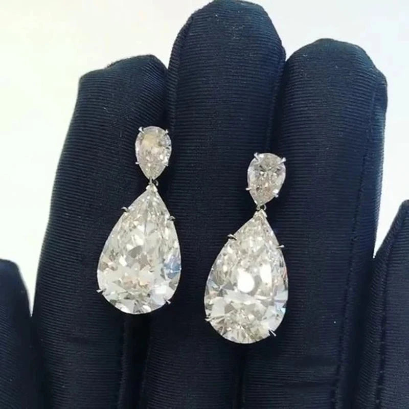 Teardrop Crystal Drops