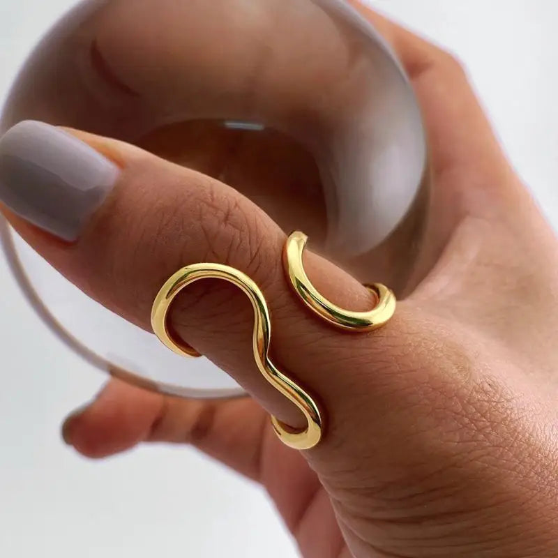 Open Wave Ring