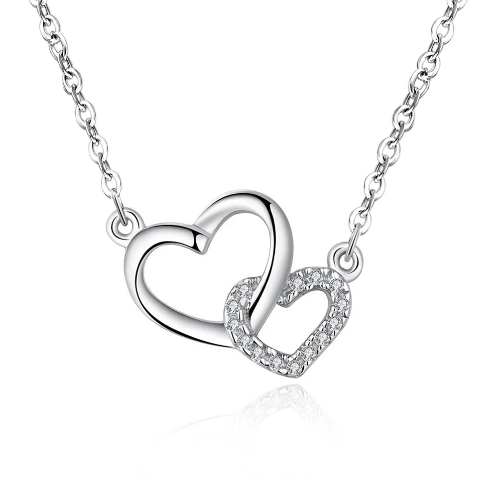 Entwined Hearts Necklace
