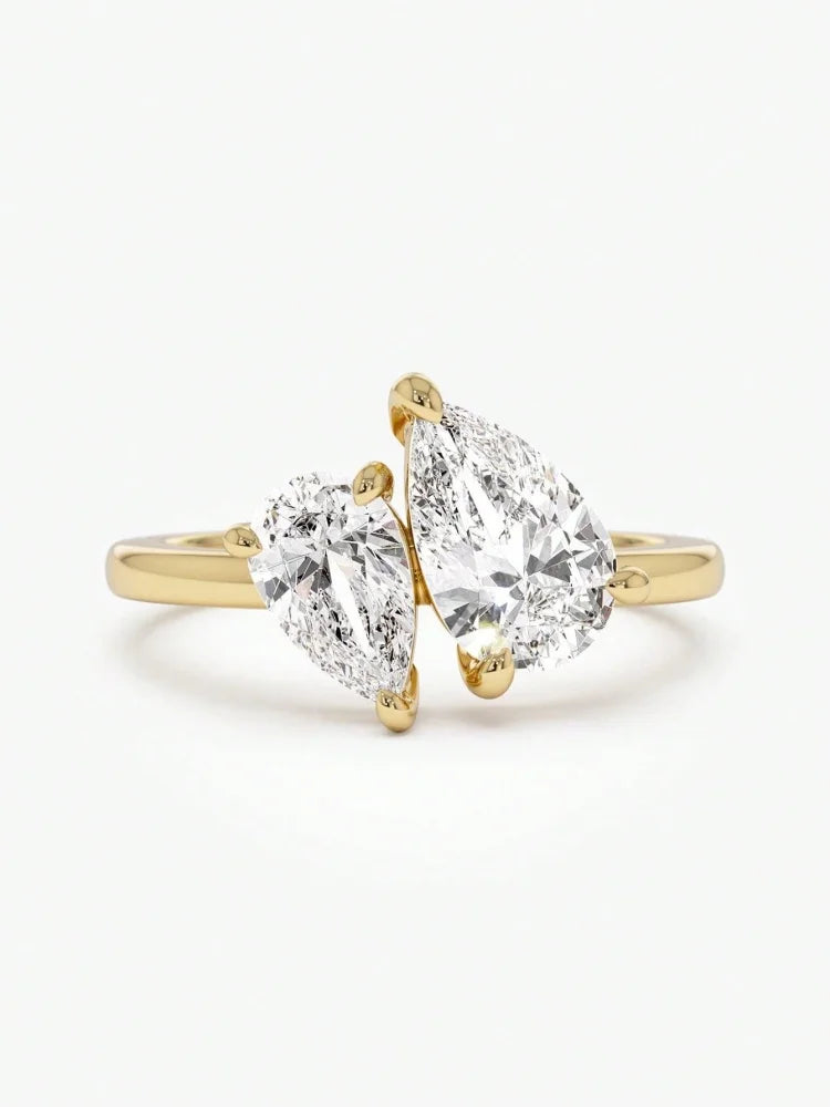 Waterdrop Twist Ring