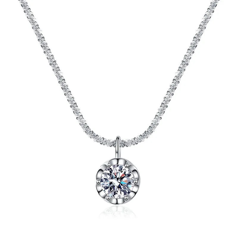 Solitaire Drop Necklace