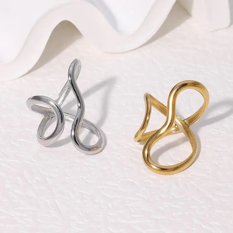 Open Wave Ring