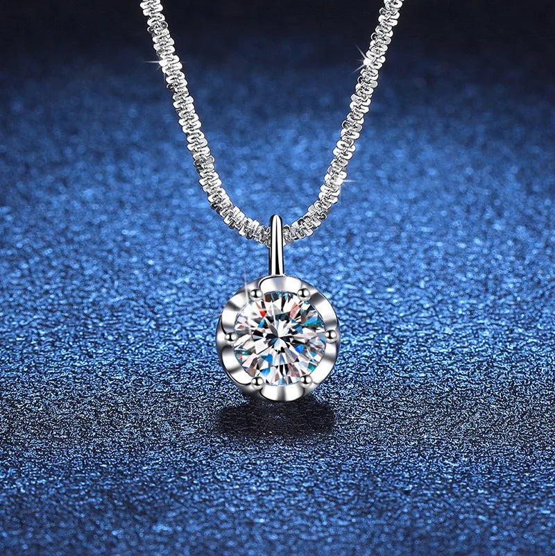 Solitaire Drop Necklace