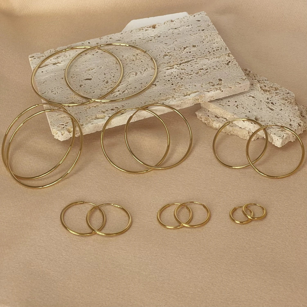 Circle Hoop Earrings