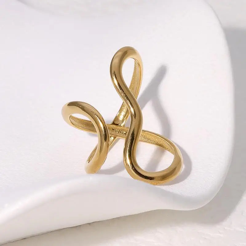 Open Wave Ring