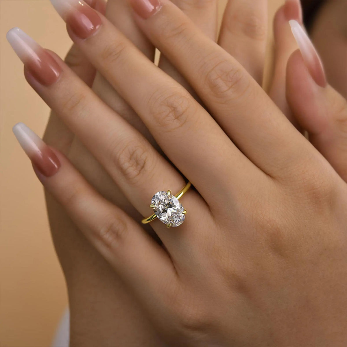 Oval Solitaire Ring