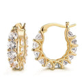 Pave Hoop Earrings