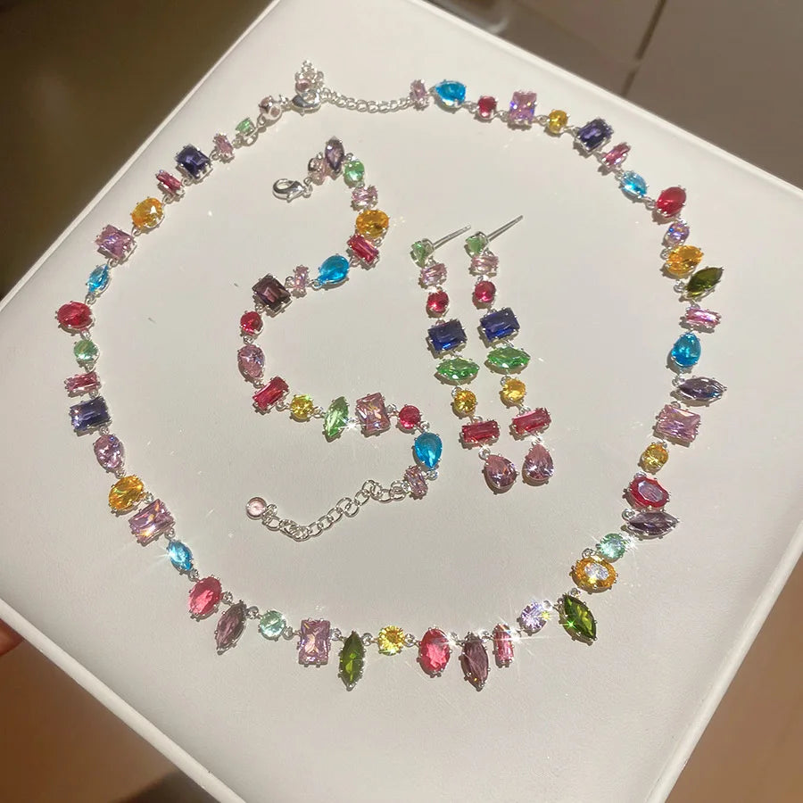 Aurora Crystal Necklace