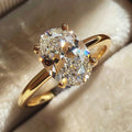 Oval Solitaire Ring