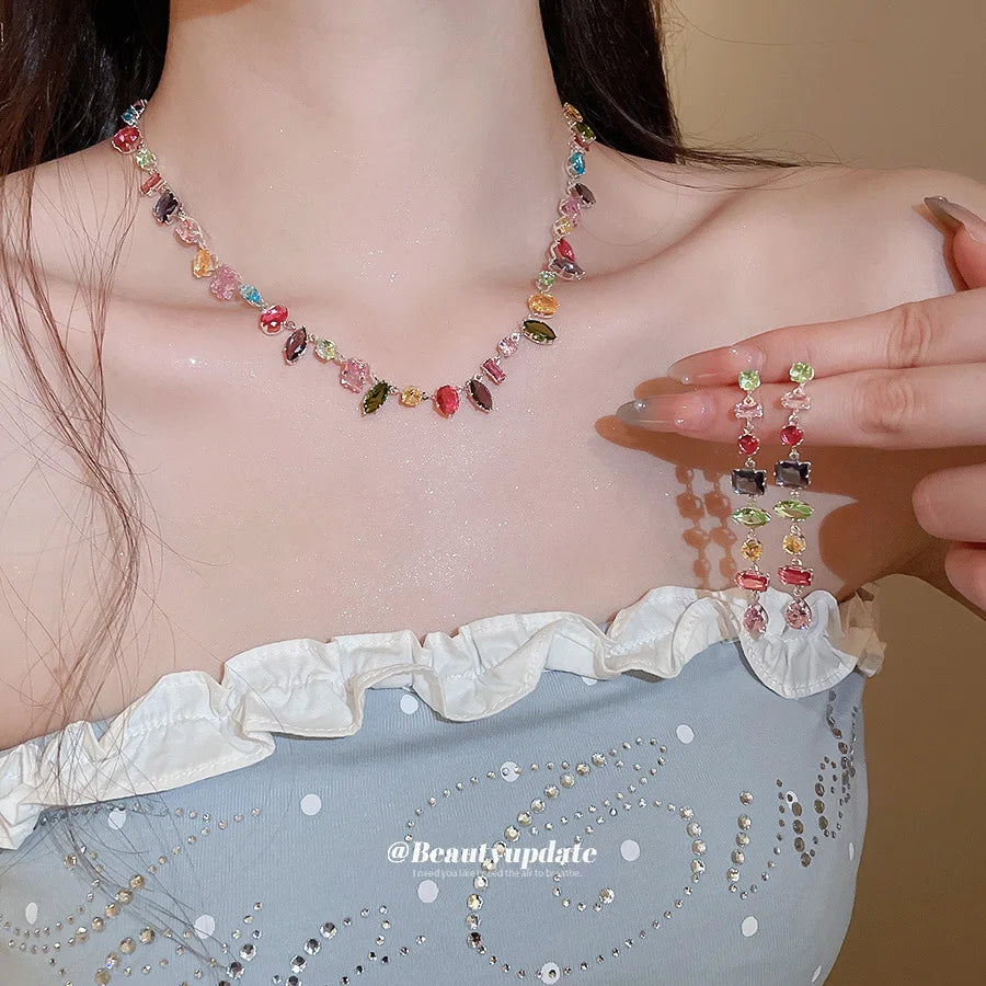 Aurora Crystal Necklace