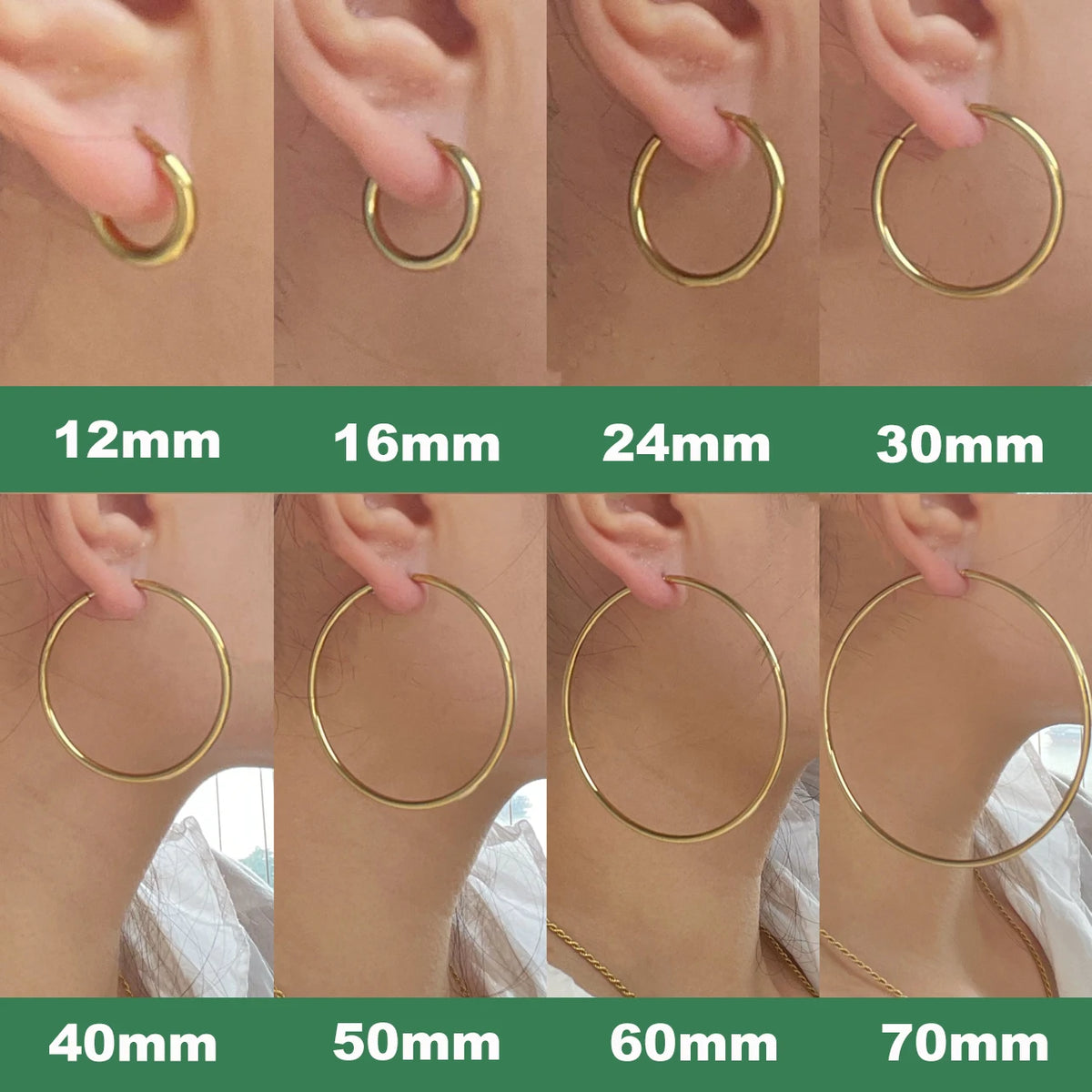 Circle Hoop Earrings
