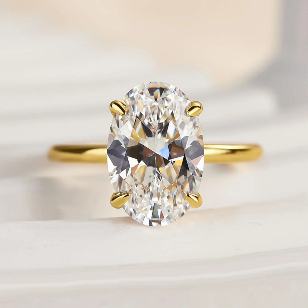 Oval Solitaire Ring