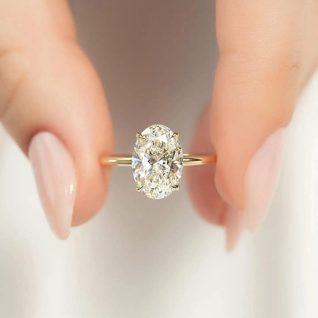 Oval Solitaire Ring