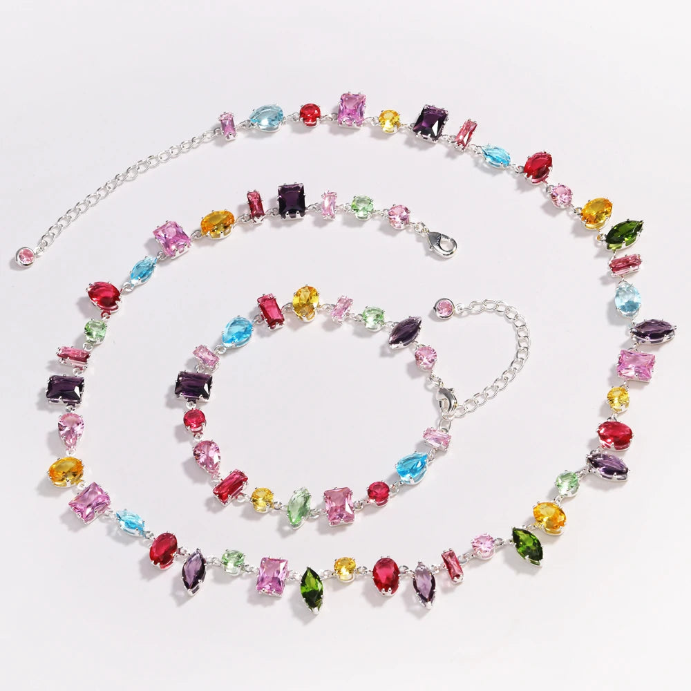 Aurora Crystal Necklace