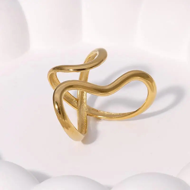 Open Wave Ring